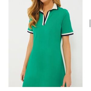 Tuckernuck women's green Hutton polo dress NWT medium